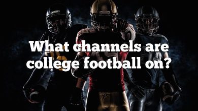 What channels are college football on?