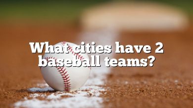 What cities have 2 baseball teams?