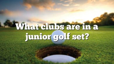 What clubs are in a junior golf set?