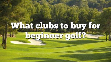 What clubs to buy for beginner golf?