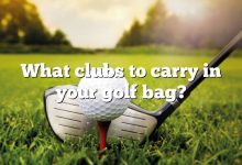 What clubs to carry in your golf bag?