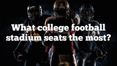 What college football stadium seats the most?