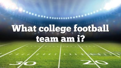 What college football team am i?