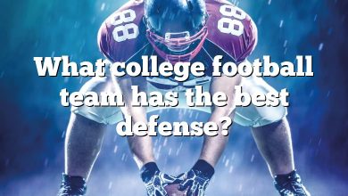 What college football team has the best defense?