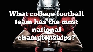 What college football team has the most national championships?
