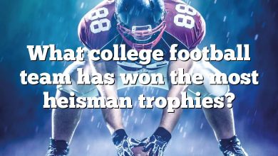 What college football team has won the most heisman trophies?