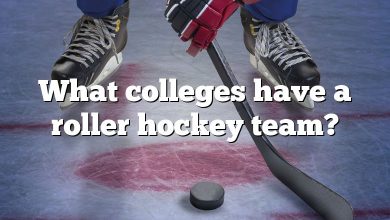 What colleges have a roller hockey team?
