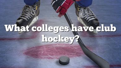 What colleges have club hockey?