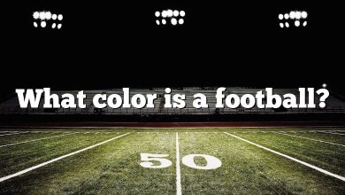 What color is a football?