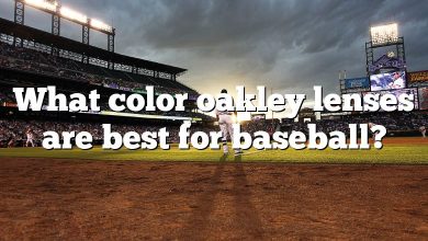 What color oakley lenses are best for baseball?