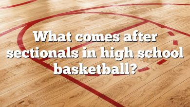 What comes after sectionals in high school basketball?