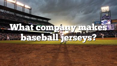 What company makes baseball jerseys?