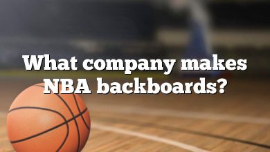 What company makes NBA backboards?