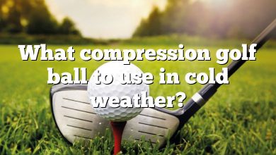 What compression golf ball to use in cold weather?