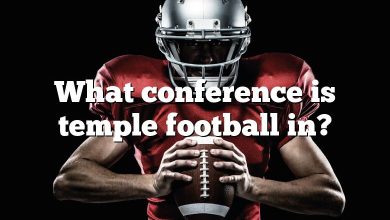 What conference is temple football in?