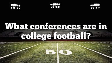 What conferences are in college football?