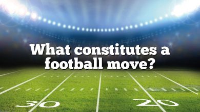 What constitutes a football move?