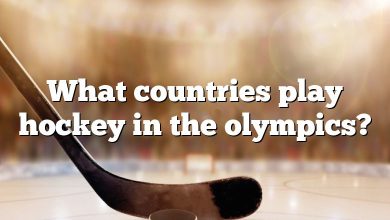 What countries play hockey in the olympics?