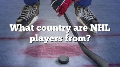 What country are NHL players from?