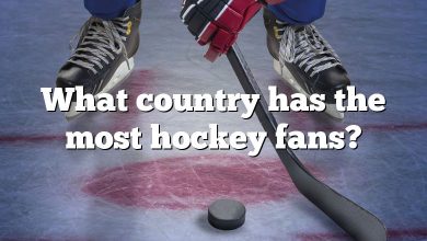 What country has the most hockey fans?