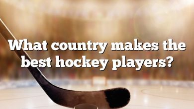 What country makes the best hockey players?