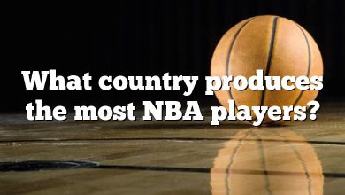 What country produces the most NBA players?