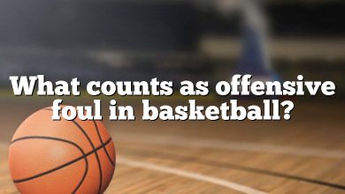 What counts as offensive foul in basketball?