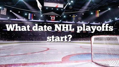 What date NHL playoffs start?