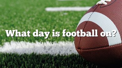 What day is football on?