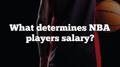 What determines NBA players salary?