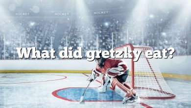 What did gretzky eat?