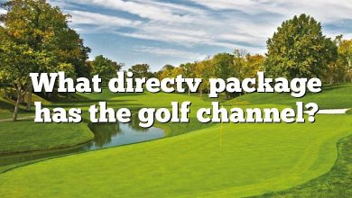 What directv package has the golf channel?