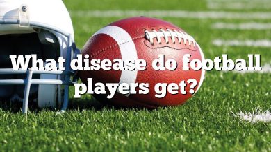 What disease do football players get?