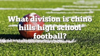 What division is chino hills high school football?