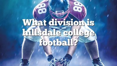 What division is hillsdale college football?
