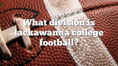 What division is lackawanna college football?