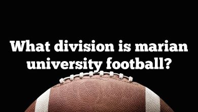 What division is marian university football?