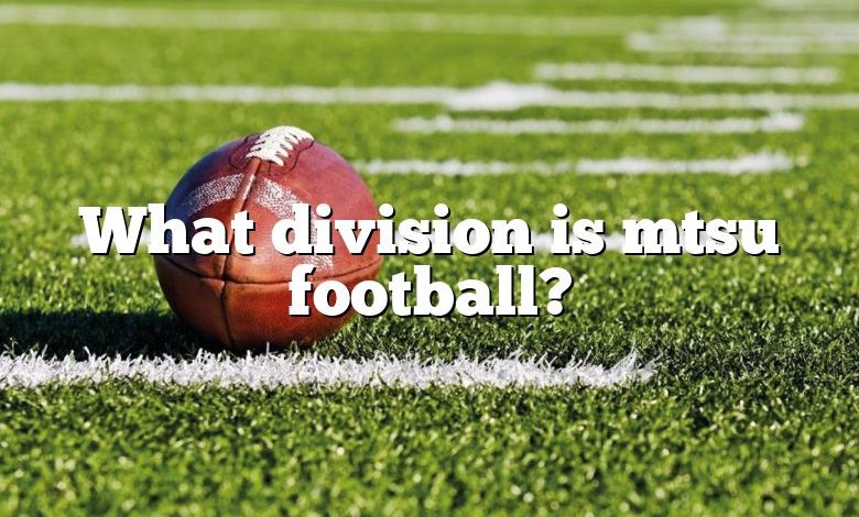 What division is mtsu football?