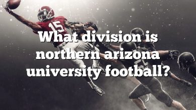 What division is northern arizona university football?