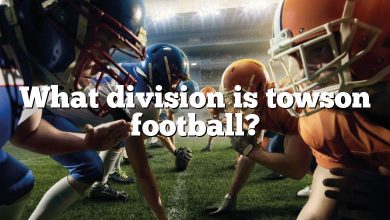 What division is towson football?