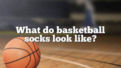 What do basketball socks look like?