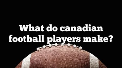 What do canadian football players make?