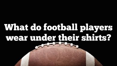 What do football players wear under their shirts?