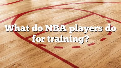 What do NBA players do for training?