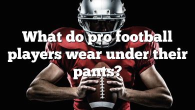 What do pro football players wear under their pants?