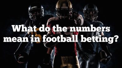 What do the numbers mean in football betting?
