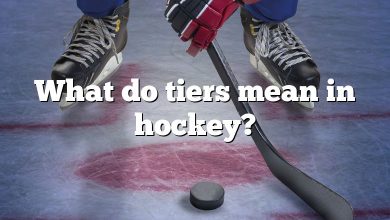 What do tiers mean in hockey?