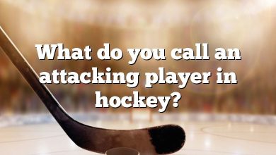 What do you call an attacking player in hockey?