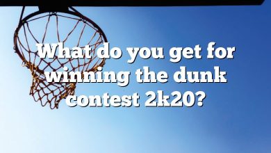 What do you get for winning the dunk contest 2k20?