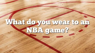 What do you wear to an NBA game?